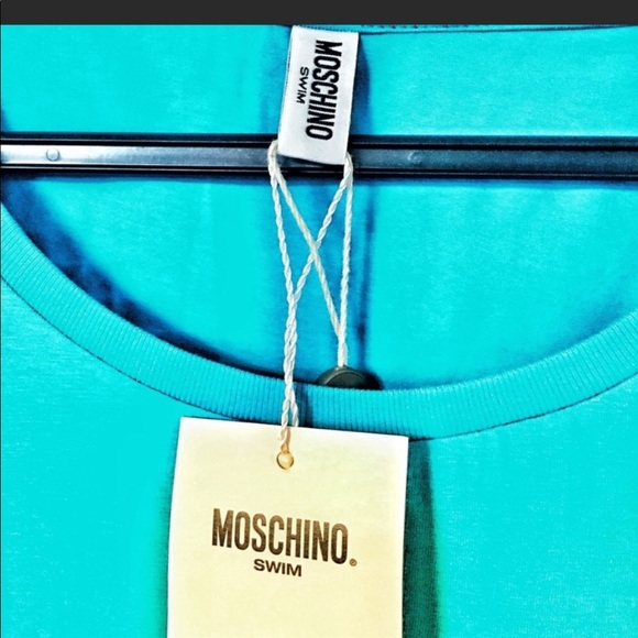 Moschino turquoise sunglasses summer dress authentic - Picture 6 of 12